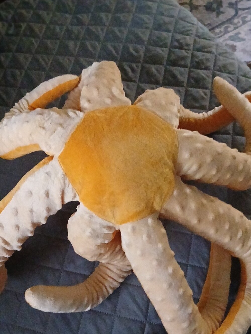 Orange Octopus Plush Stuffed Animal - Picture 5 of 5